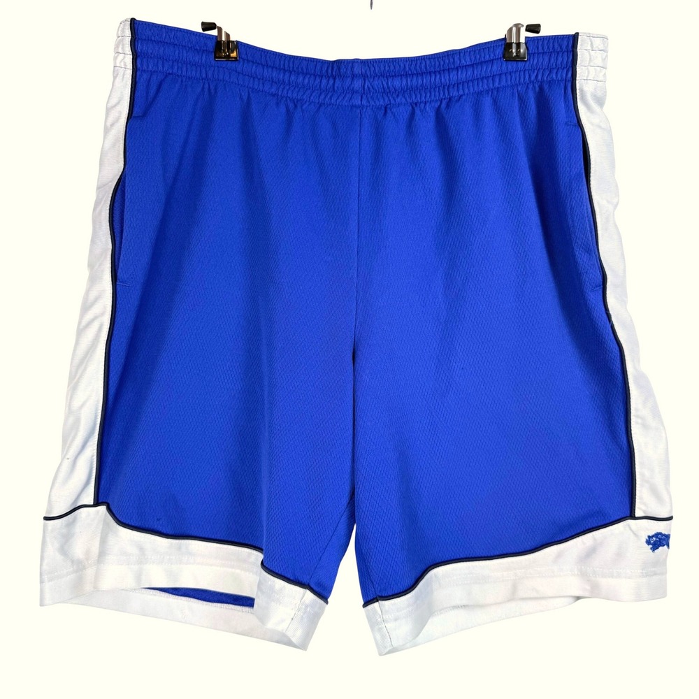 Slade Wilder Blue Basketball‎ Shorts Destroy Tradition Embroidered Bear Logo